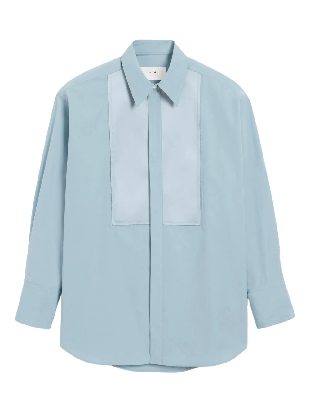 AMI Paris katoenen shirt Blauw