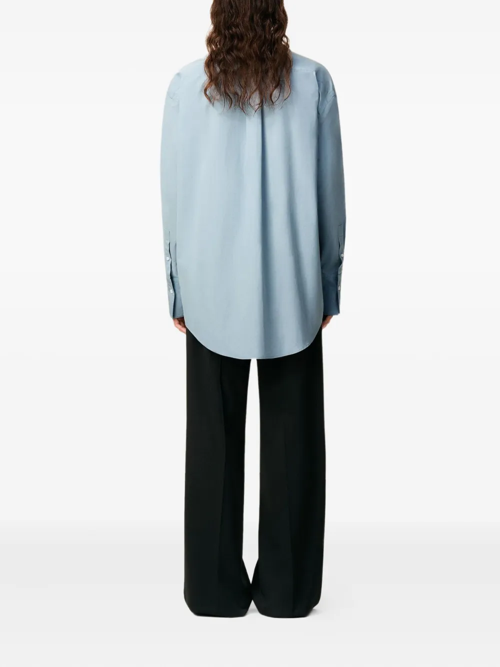 AMI Paris katoenen shirt Blauw