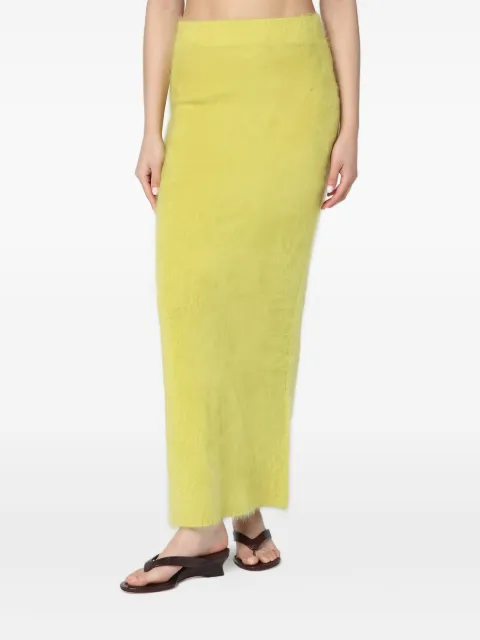 Soft Goat cashmere maxi skirt