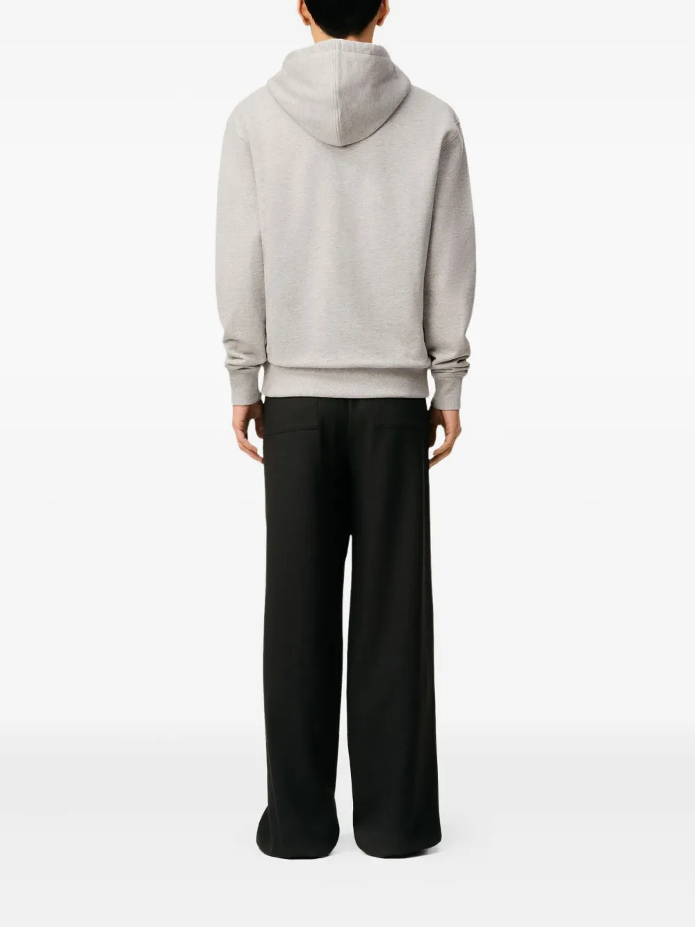AMI Paris Ami De Coeur hoodie met rits Grijs