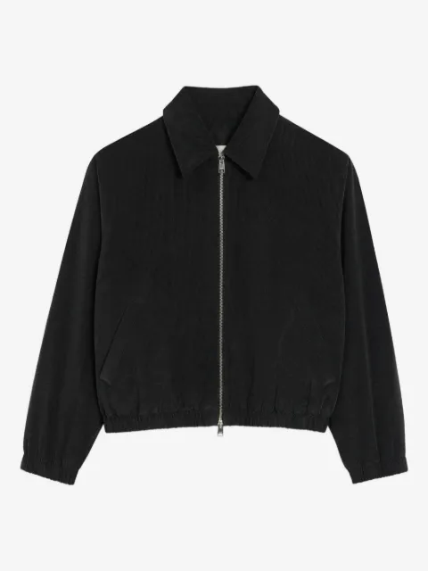 AMI Paris cotton Ami de Coeur padded zipped jacket