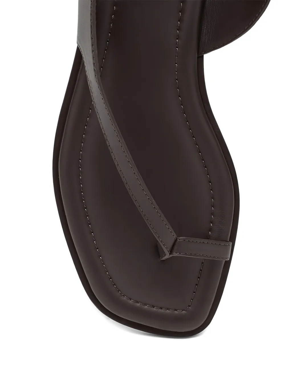 A.EMERY leather flat sandals Brown
