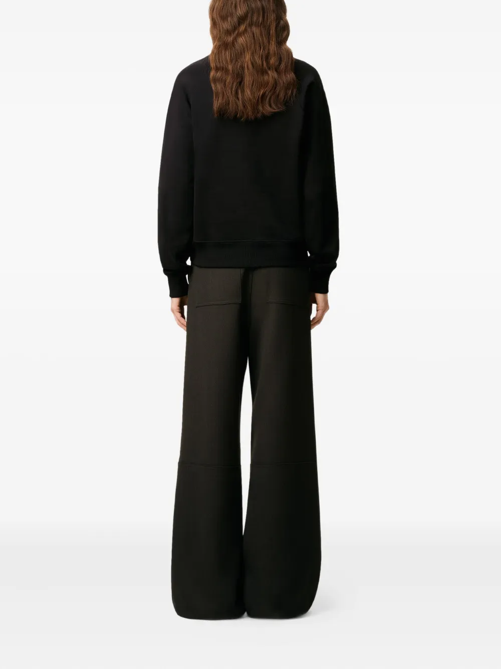AMI Paris Sweater met logo Zwart