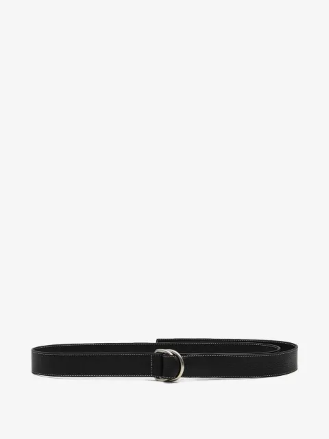 AMI Paris Supple leather double-buckle belt (35mm)