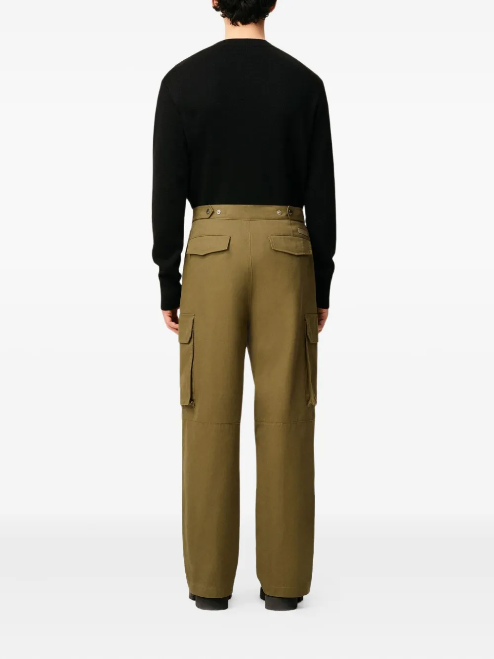 AMI Paris Broek met cargo zak Groen