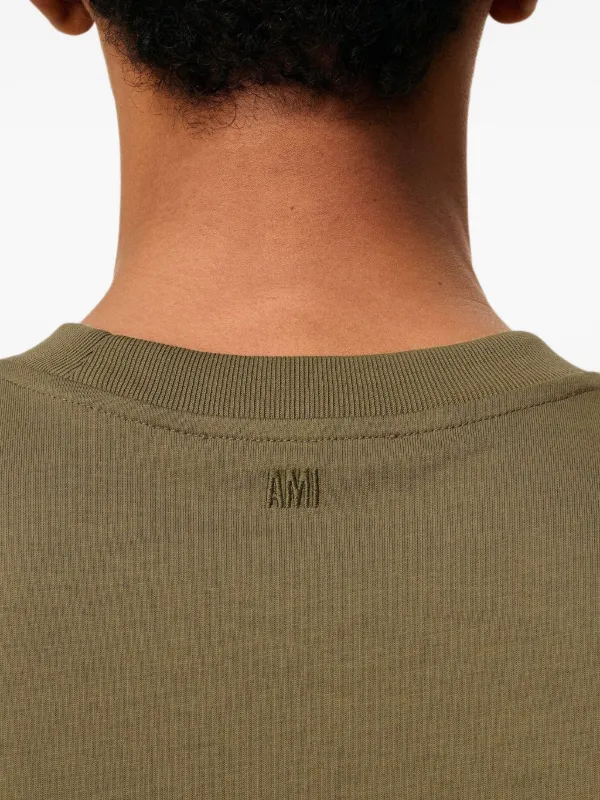 【関税込み】AMI Paris グリーン Ami de Coeur Tシャツ AMI Paris Ami De Coeur T-shirt | Green | FARFETCH
