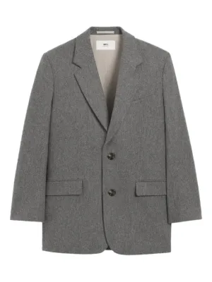 AMI PARIS シングルブレスト バージンウール ブレザー AMI PARIS メンズ ブレザー通販 - FARFETCH