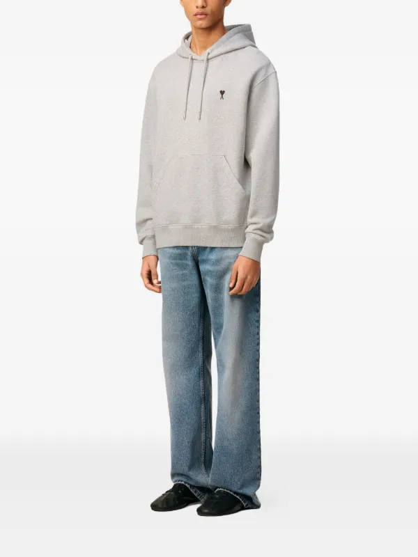 AMI Paris Ami De Coeur パーカー | グレー | FARFETCH JP