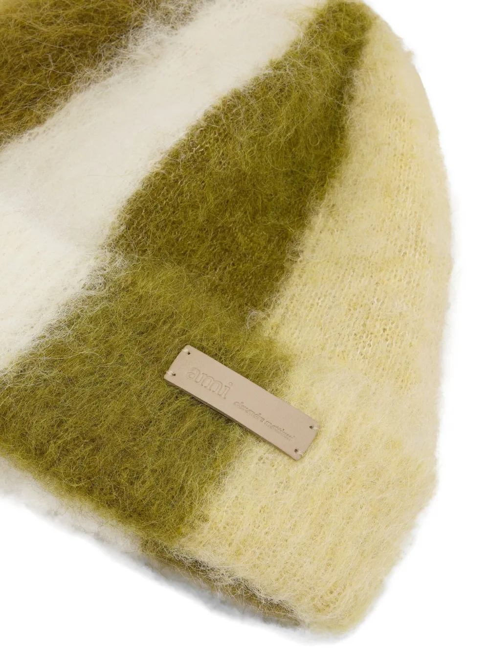 AMI Paris Gestreifte Ami de Coeur Beanie | Herren | Image 2