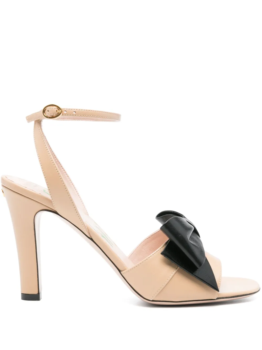Valentino Garavani 95mm bow-embellished sandals Neutrals