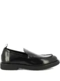 sturlini firenze leather slip-on loafers - Black