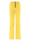 Ines De La Fressange button-front trousers - Yellow