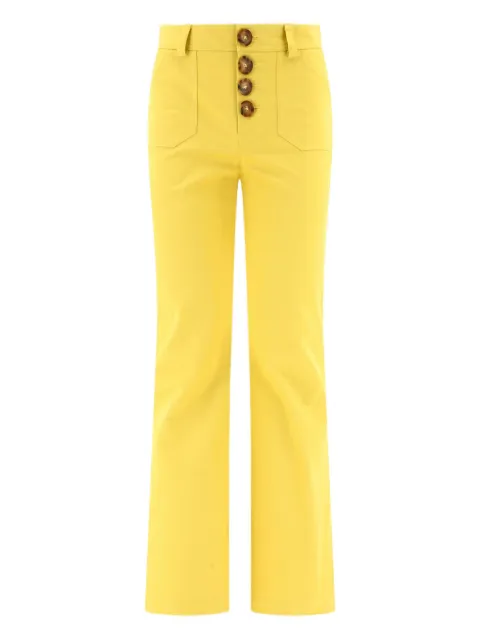Ines De La Fressange button-front trousers