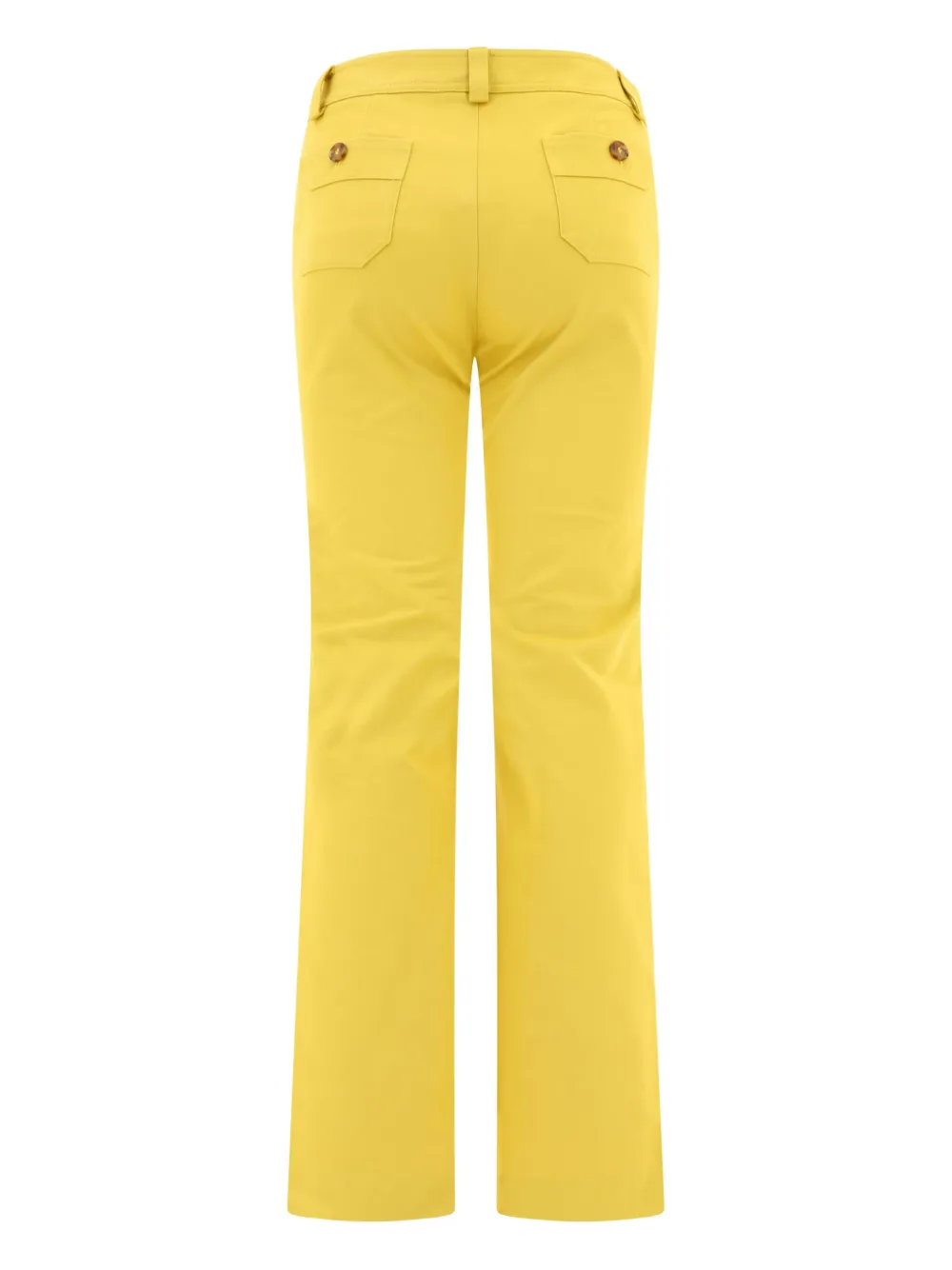Ines De La Fressange button-front trousers - Geel