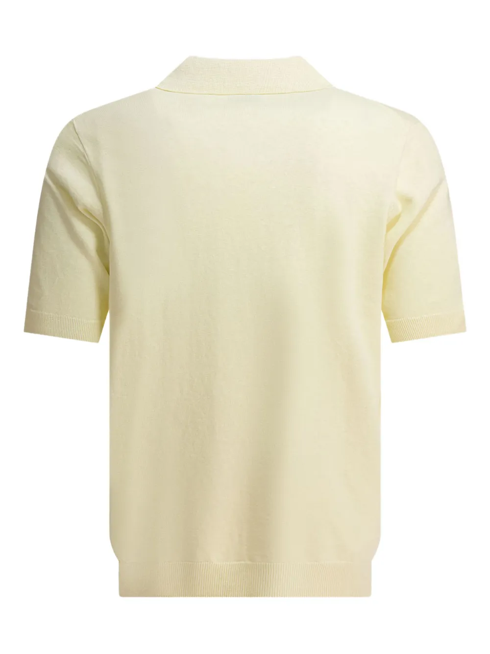Norse Projects polo-collar T-shirt - Geel