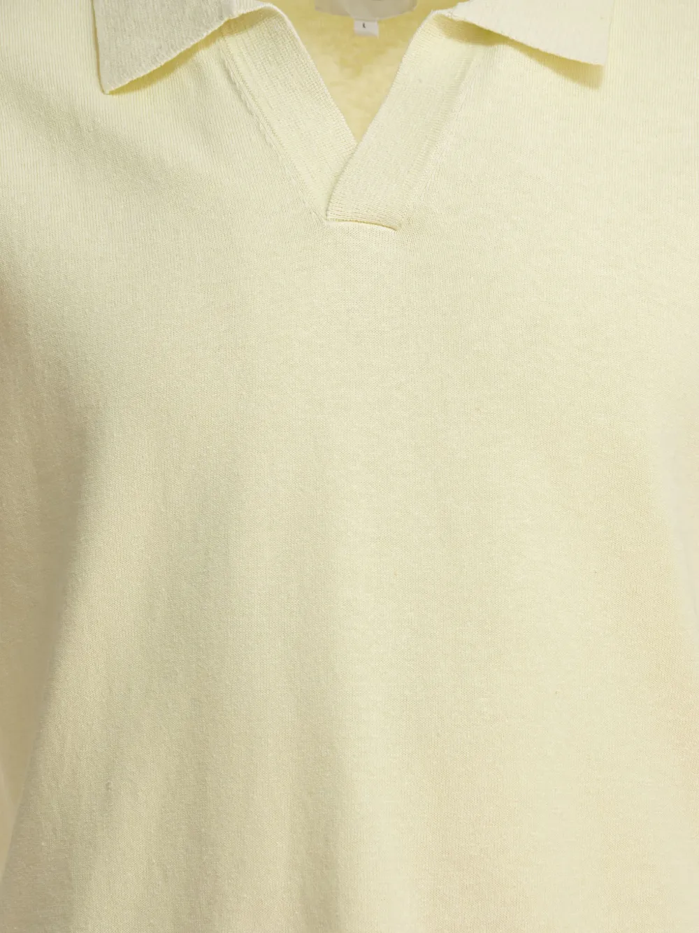 Norse Projects Leif Cotton Linen Polo Polo Shirts Yellow In Neutral
