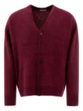 Kaptain Sunshine V-neck alpaca cardigan - Red