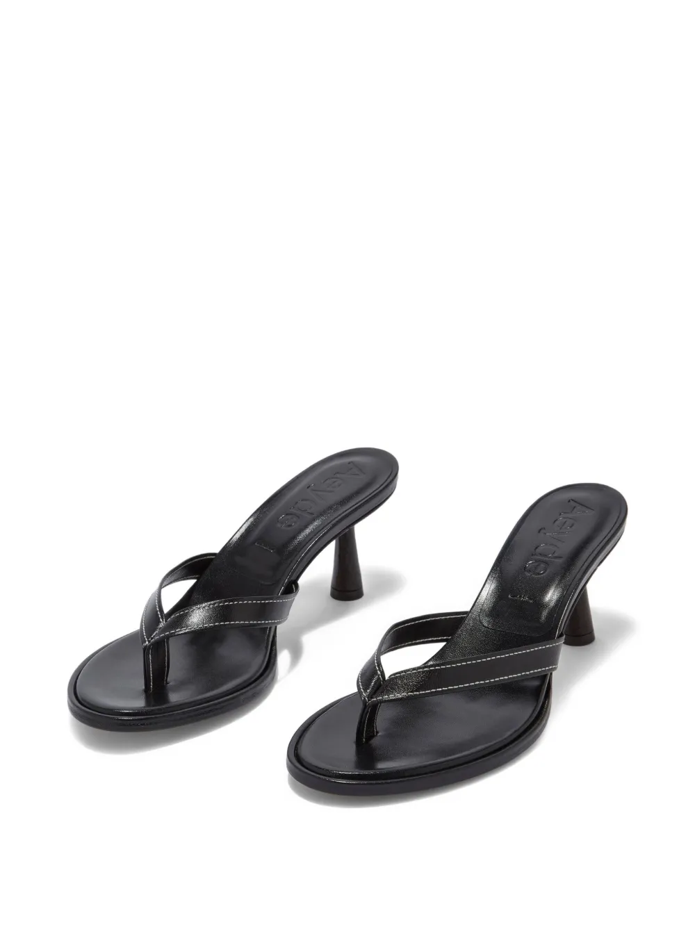 Aeyde 75mm Daphne leather sandals | Heeled Sandals | Image 2