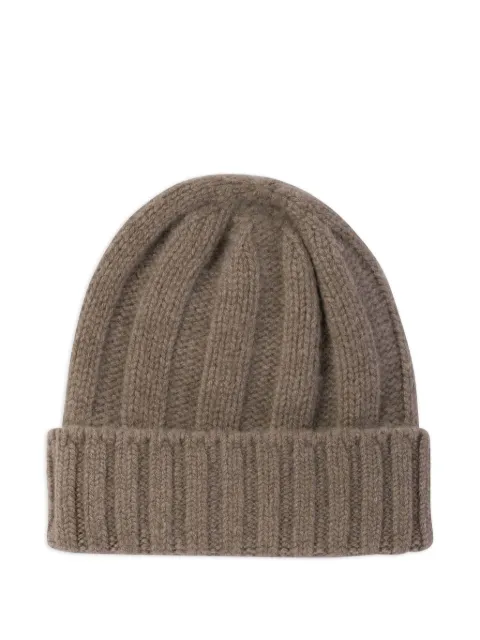 BEAMS PLUS ribbed cashmere beanie