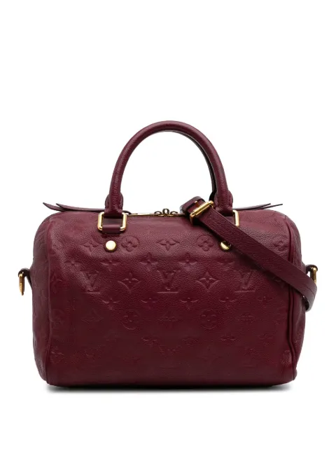 Louis Vuitton Pre-Owned 2015 Monogram Empreinte Speedy Bandouliere 25 satchel