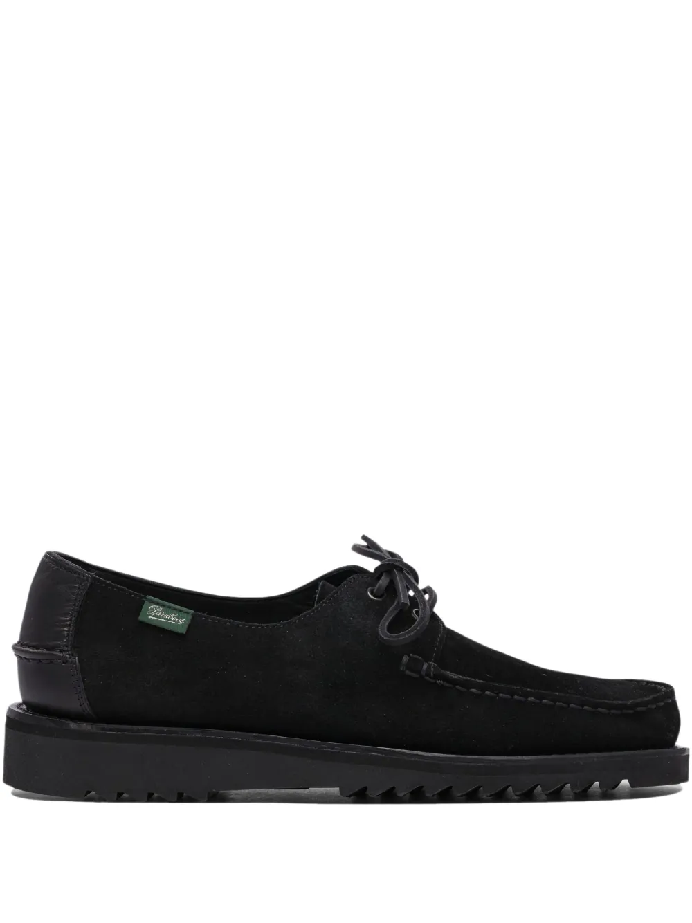 Kaptain Sunshine suede lace-up loafers | Black | Image 1
