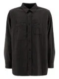 Engineered Garments herringbone flannel shirt - Black