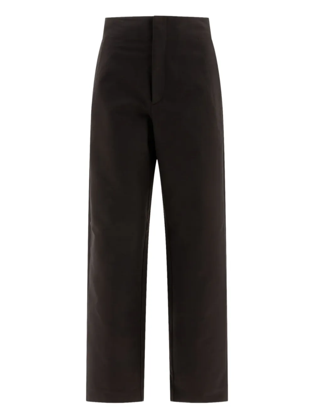 Soeur Cotton Straight-leg Trousers In Black