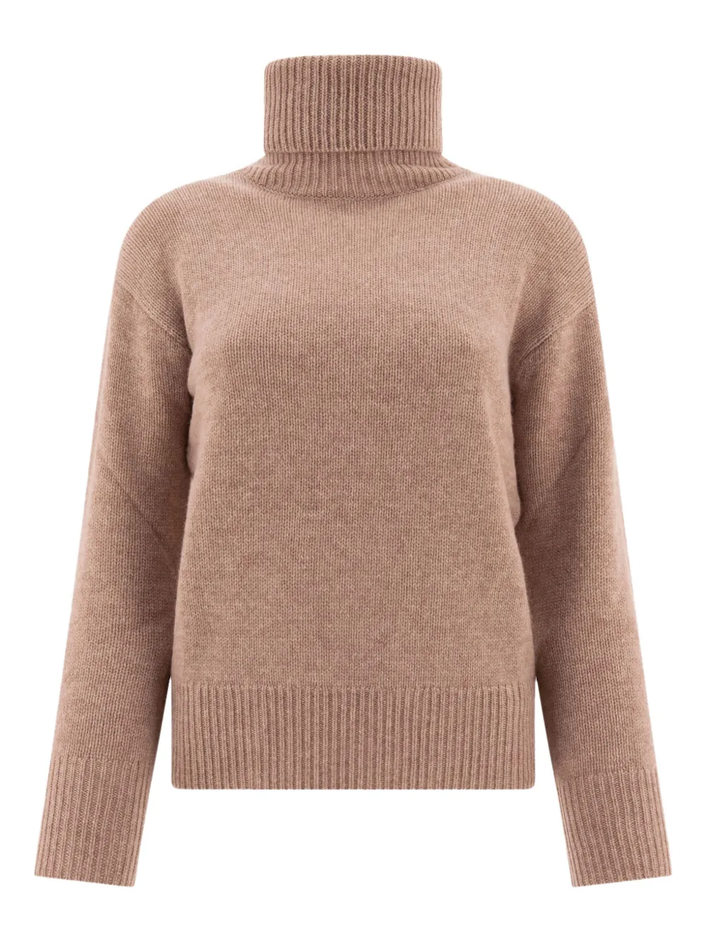 ribbed turtleneck sweater