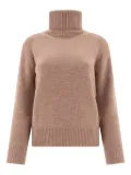 Ines De La Fressange ribbed turtleneck sweater - Neutrals