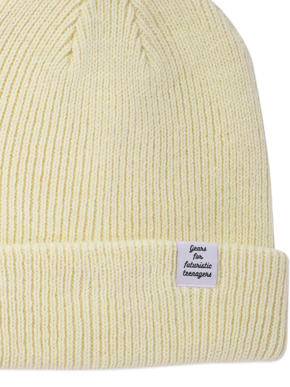 Human Made Ribbed Beanie Hat In Neutral