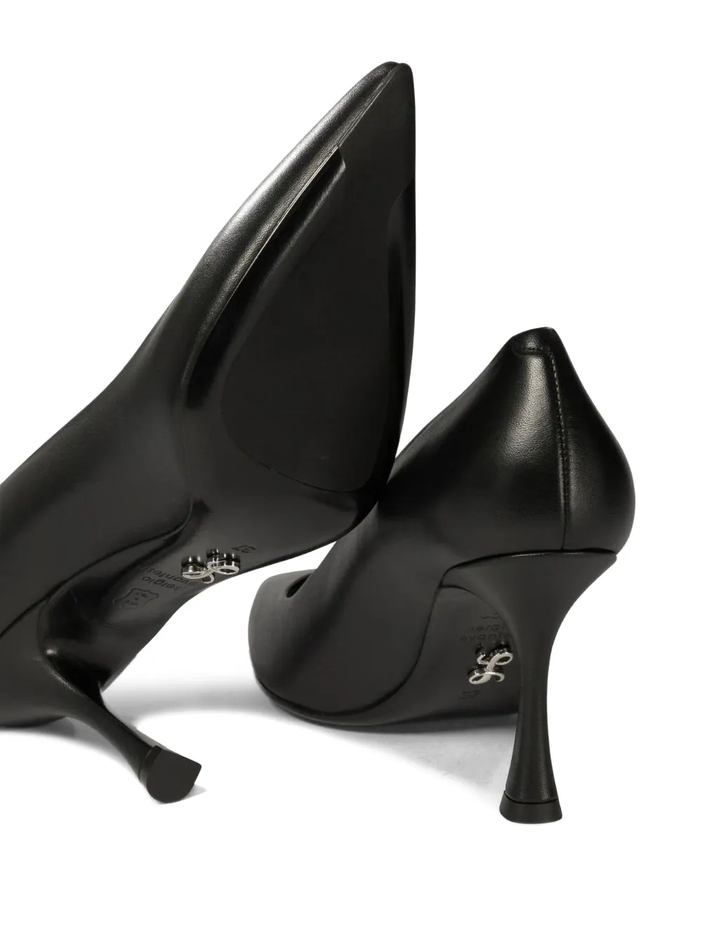 Sergio Levantesi pointed-toe stiletto pumps Black