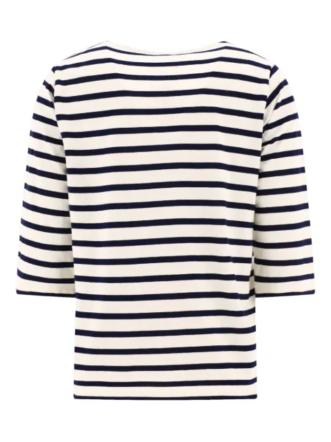Ines De La Fressange striped embroidered top