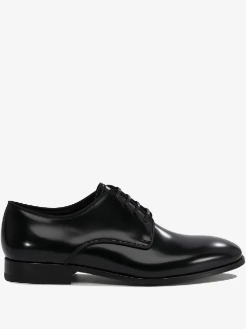 Fabi leather lace-up derby shoes