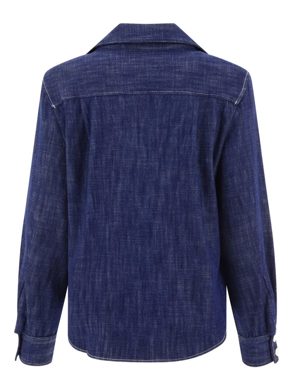 Ines De La Fressange two-pocket button-down shirt - Blauw