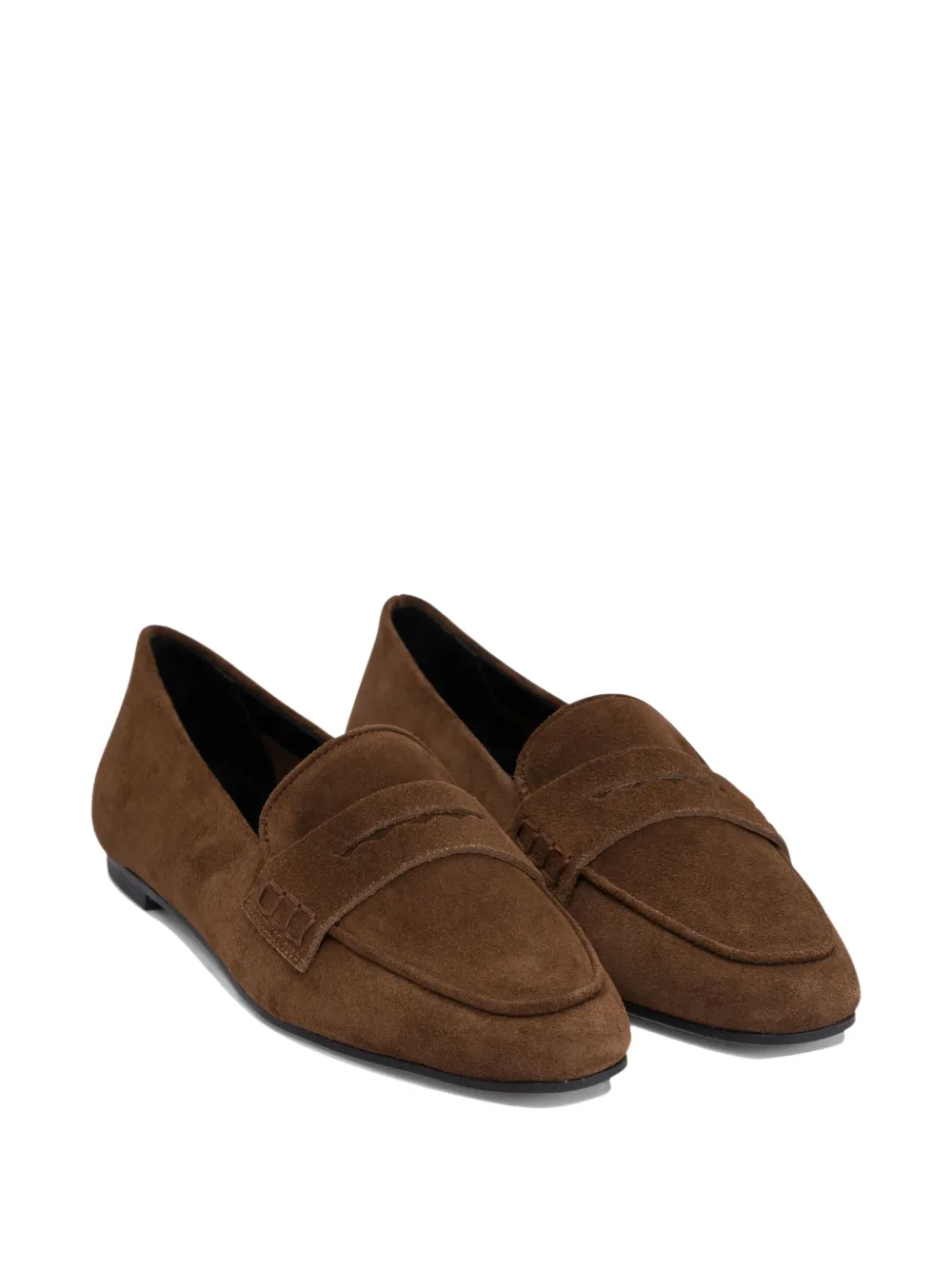 Aeyde suede leather loafers - Bruin
