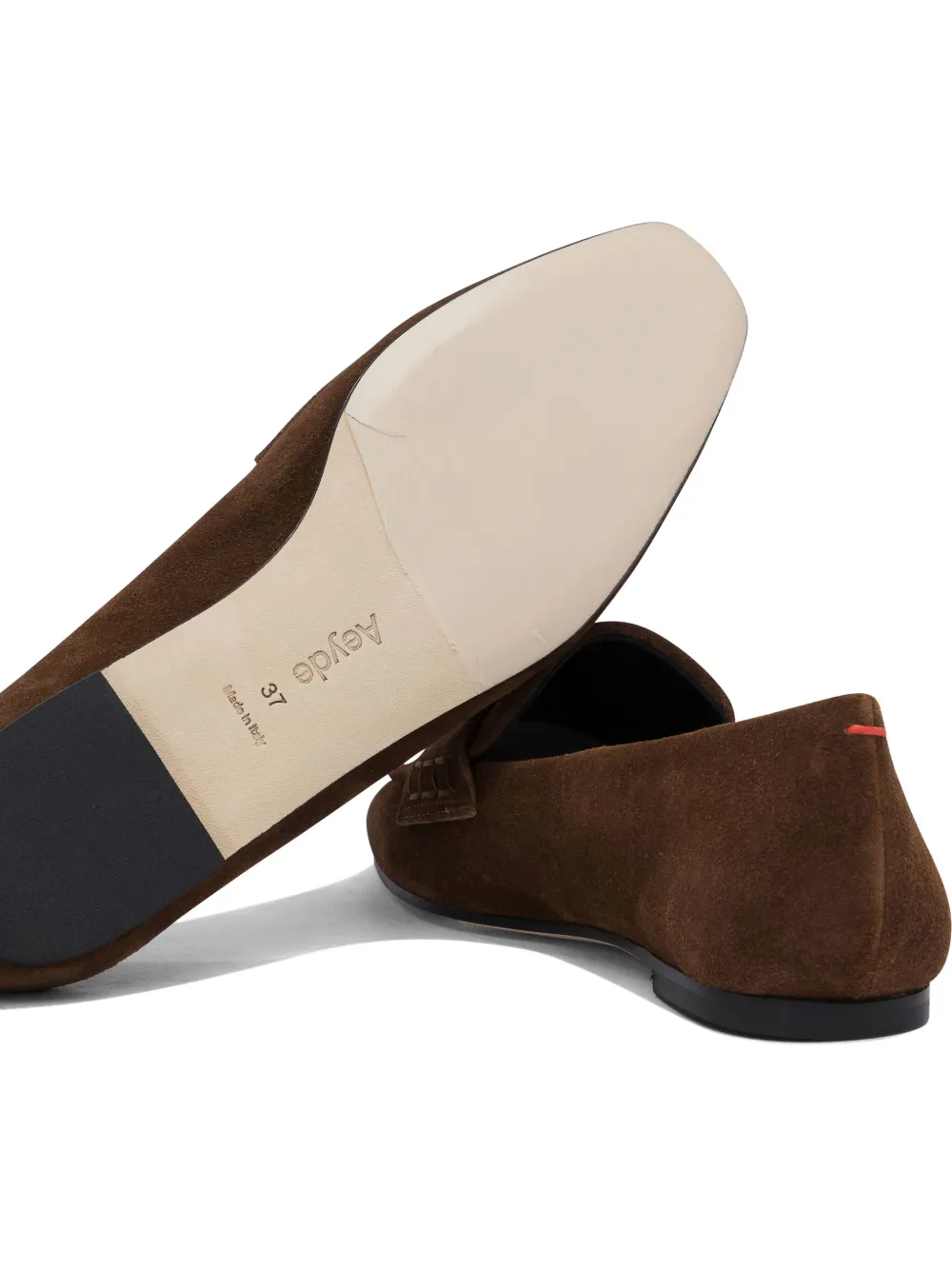 Aeyde Suède loafers Bruin