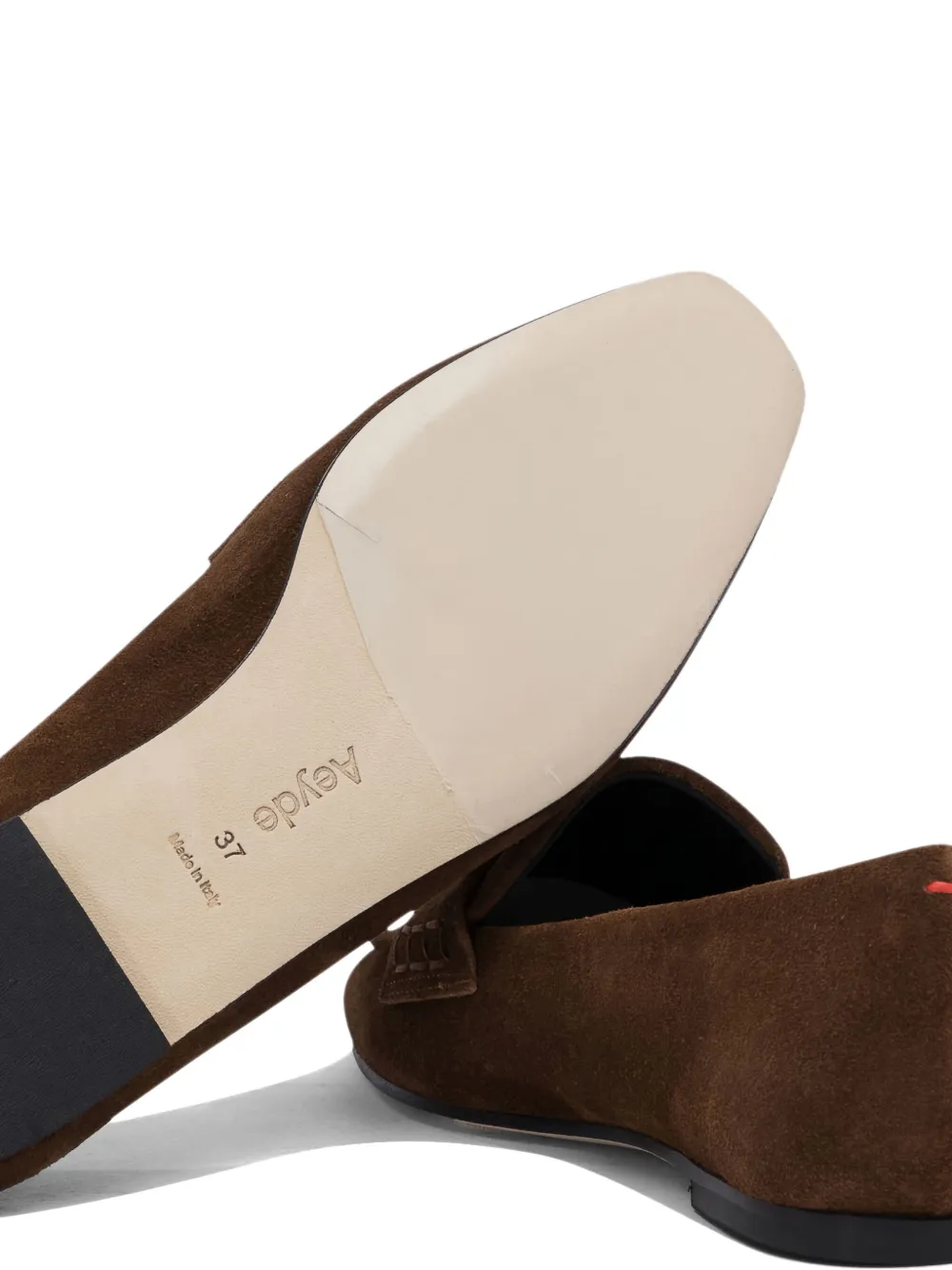 Aeyde Suède loafers Bruin