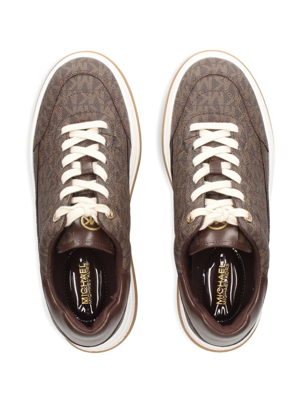 Michael Kors Hayes platform sneakers Brown