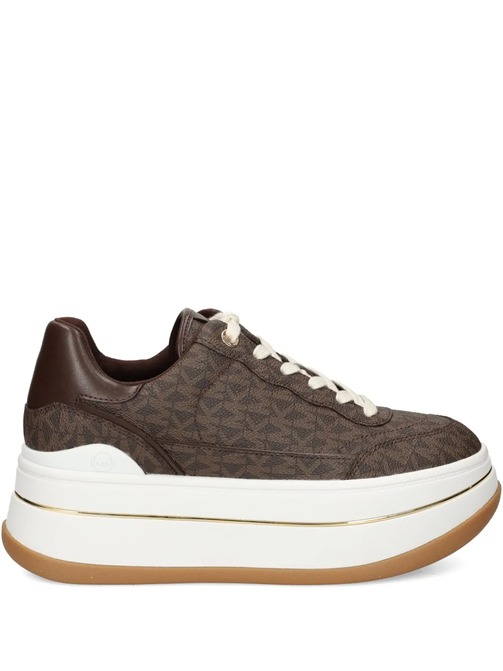 Michael Kors Jaden slingback kitten-heel pumps Brown