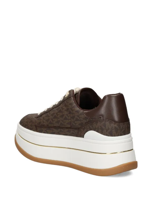 Michael Michael Kors Hayes Platform Sneakers | Brown | FARFETCH