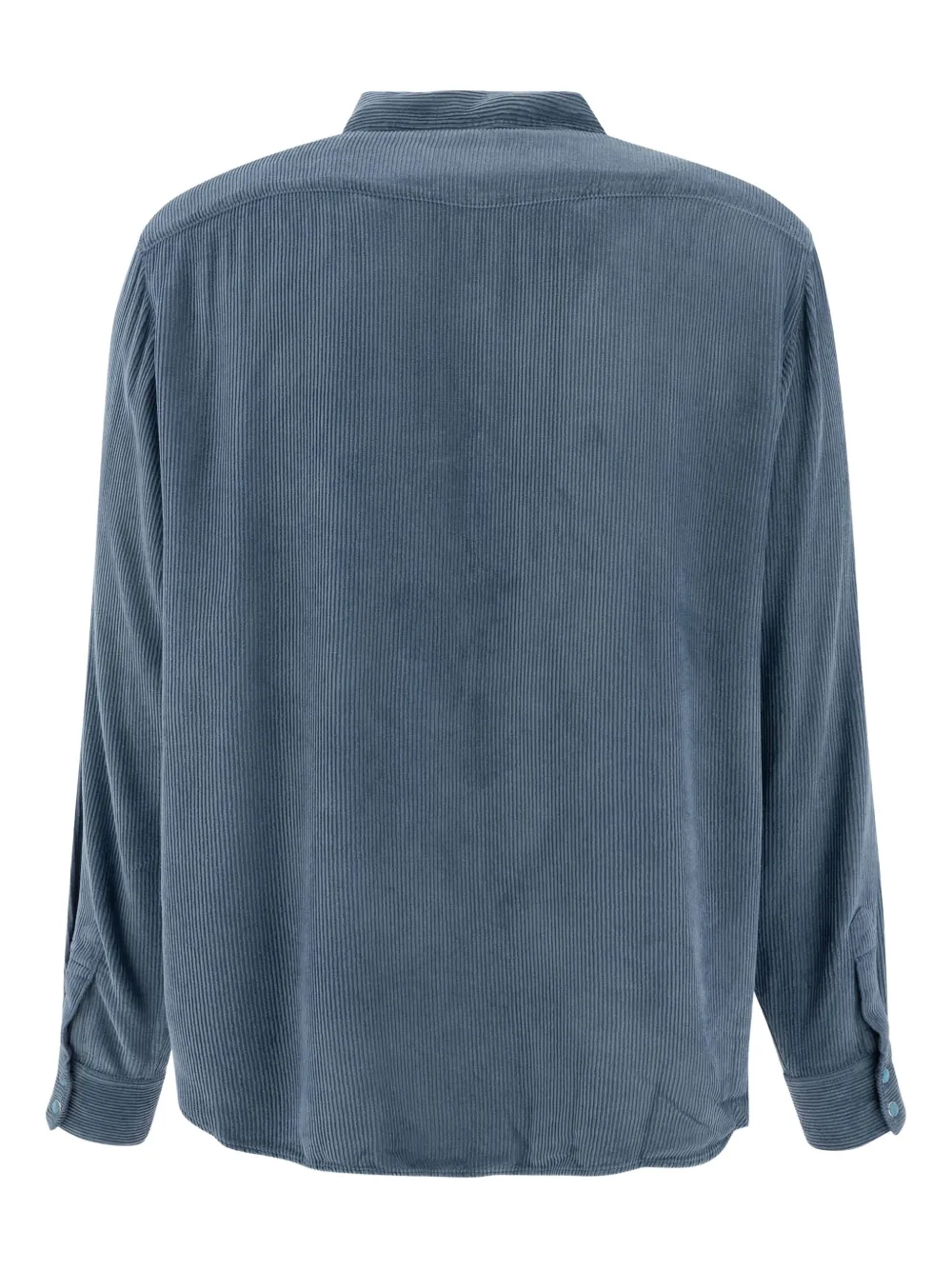Stockholm Surfboard Club corduroy buttoned shirt - Blauw