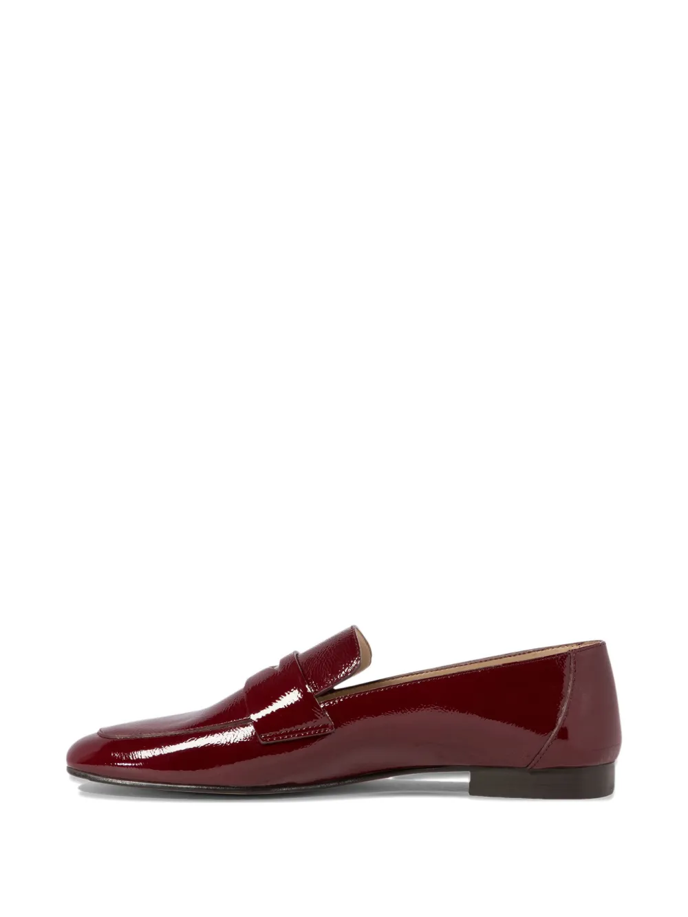 Le Monde Beryl patent-leather loafers Red