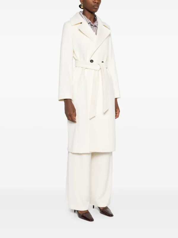 Max Mara virgin-wool Coat | White | FARFETCH