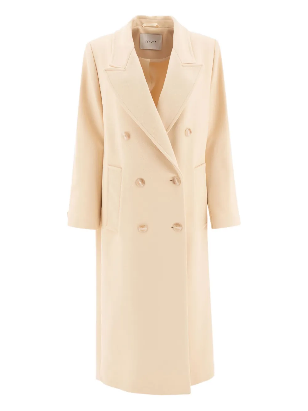 IVY OAK double-breasted coat Beige