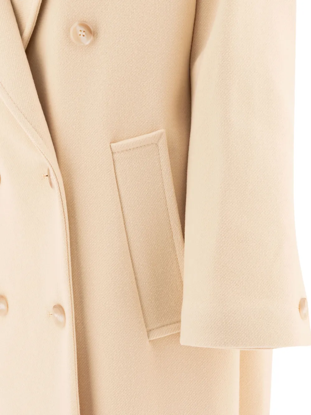 IVY OAK double-breasted coat Beige