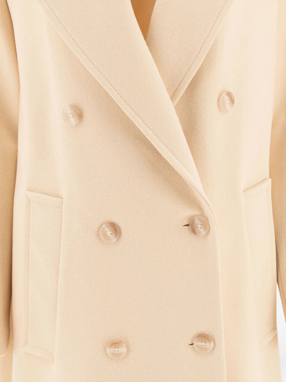 IVY OAK double-breasted coat Beige