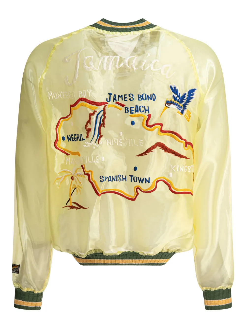 KAPITAL embroidered-bird-map jacket | Bomber Jackets | Image 2