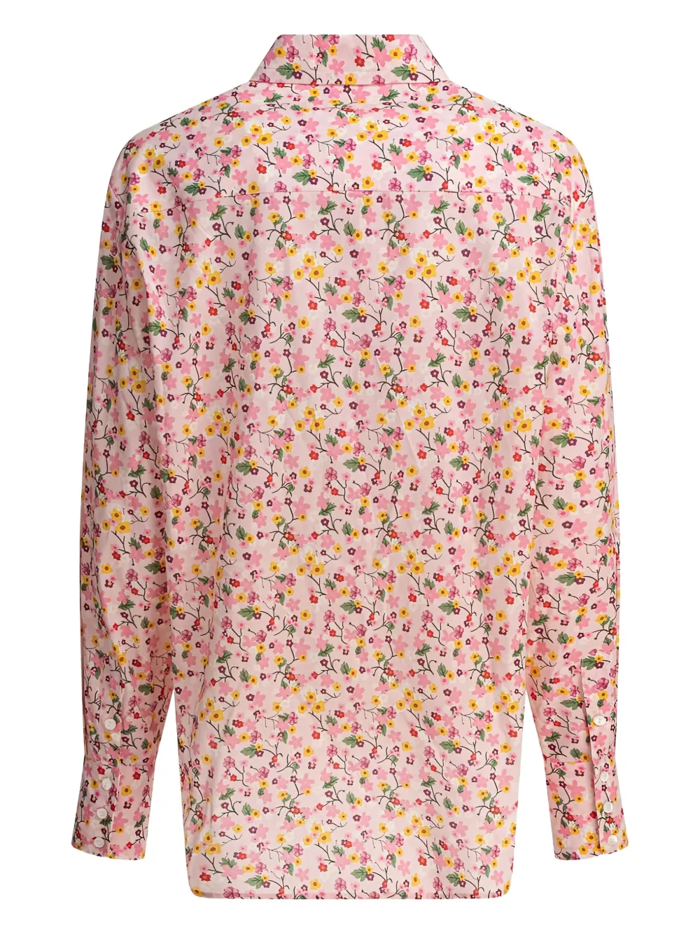 Ines De La Fressange floral cotton shirt - Roze