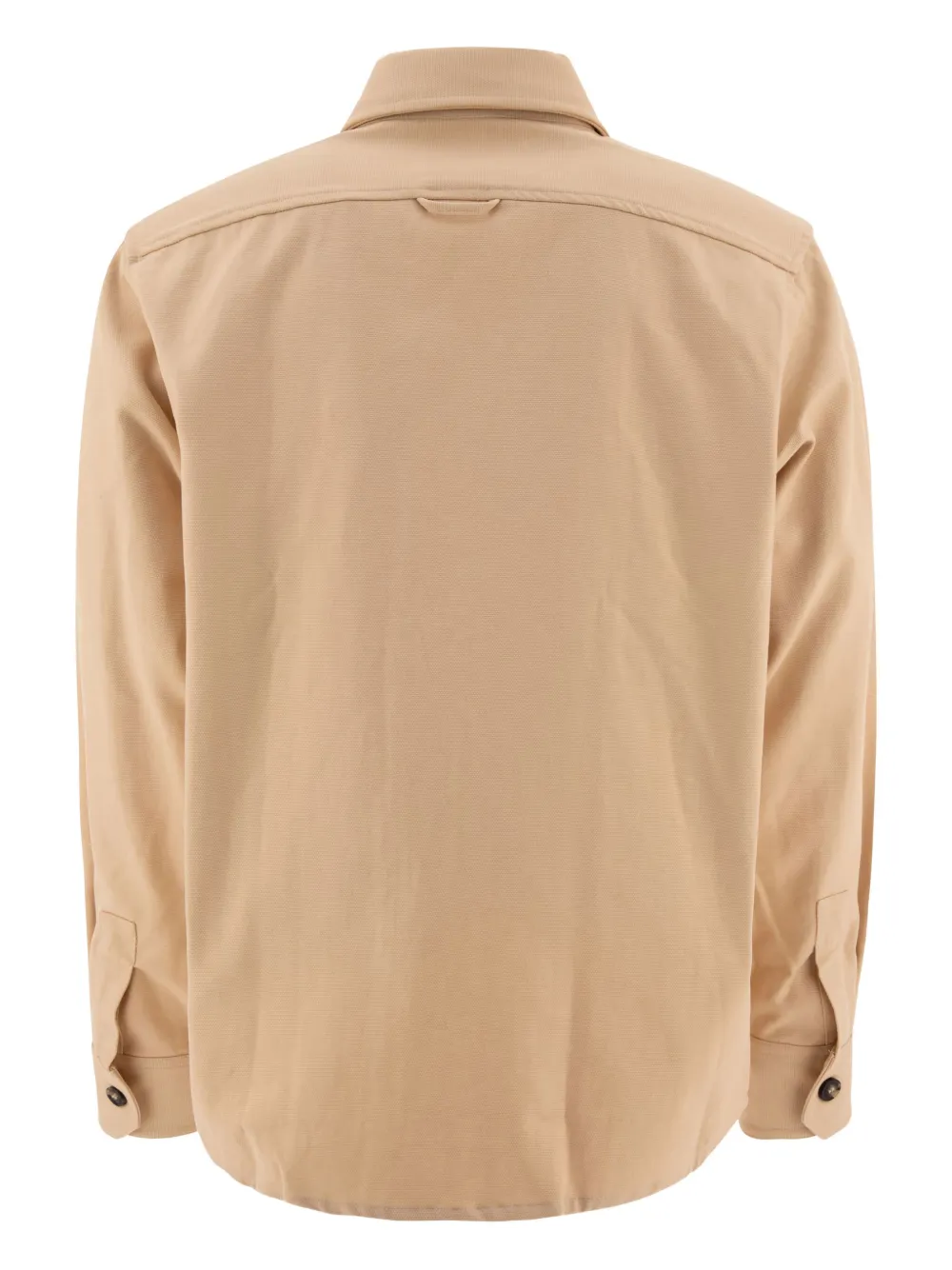 A.P.C. heart-pocket button-down shirt Beige