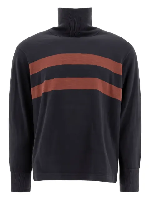 Ralph Lauren RRL turtleneck stripe cotton sweaatshirt